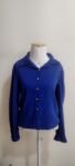 Camisa Azul Marinho Botoes Dourados