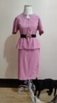 Ternino Rosa com Saia - Moda Evangélica